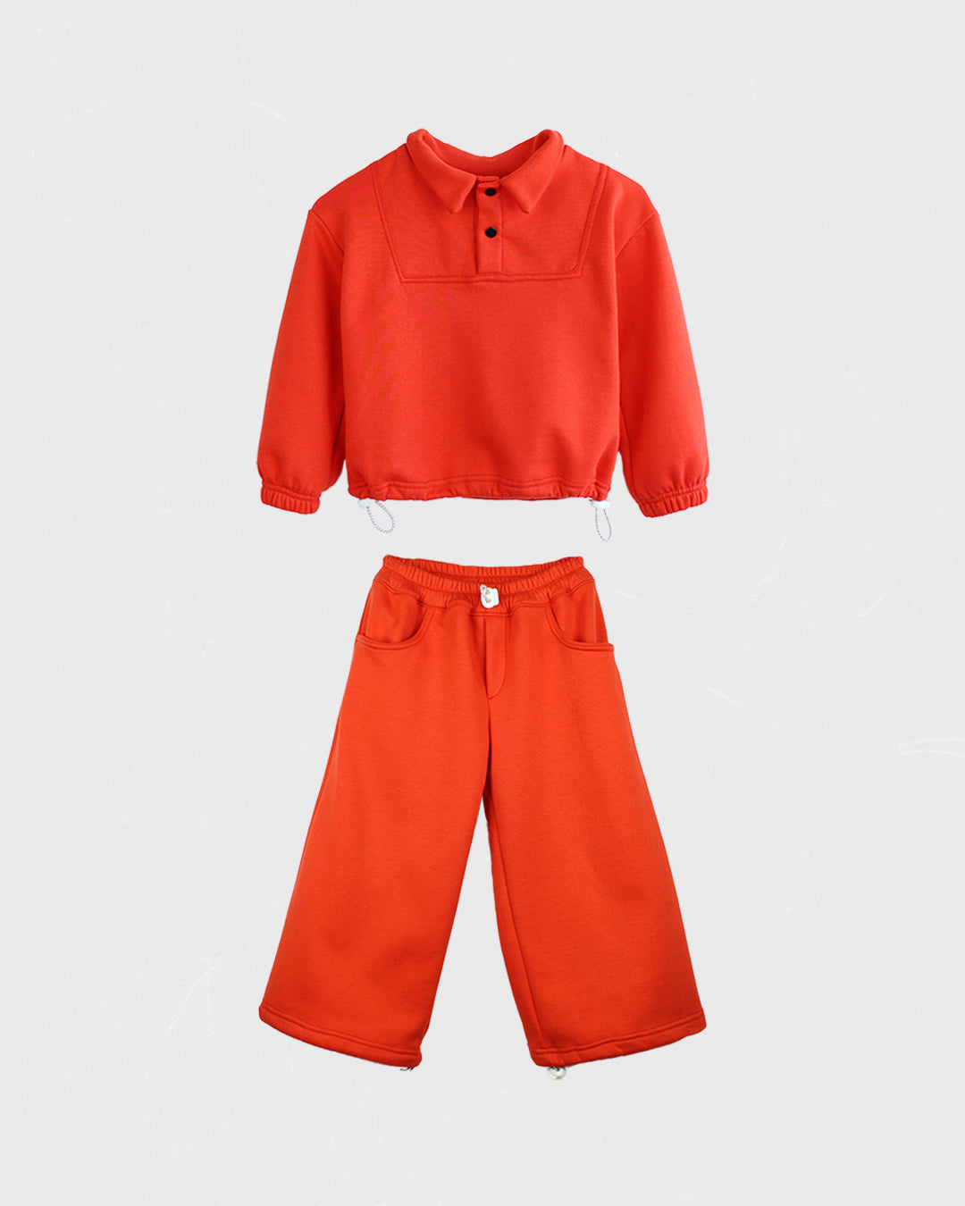 Set | Gola abas Vermelho Sweatshirt + Calças