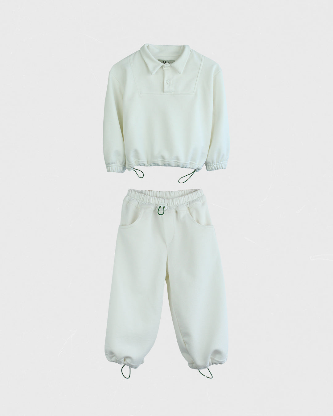 Set | Gola abas Branco Sweatshirt + Calças